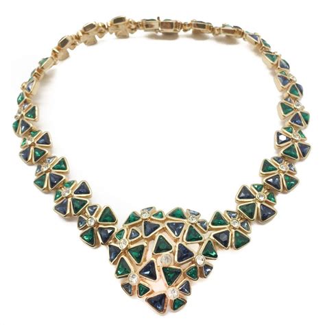 dior necllace|Dior necklace vintage.